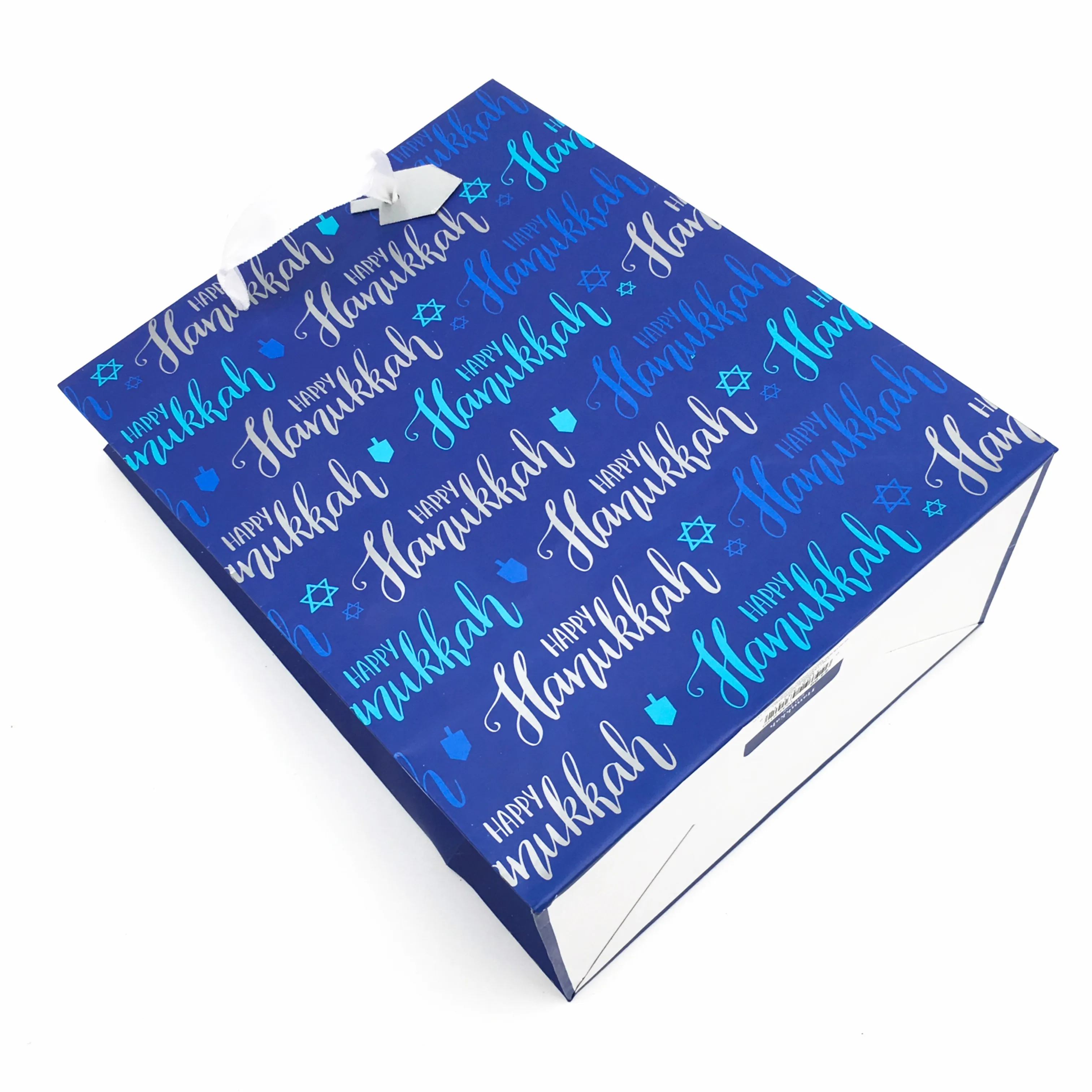 Promotion wholesale custom merry Christmas matt lamination/ logo embossing gift paper bag