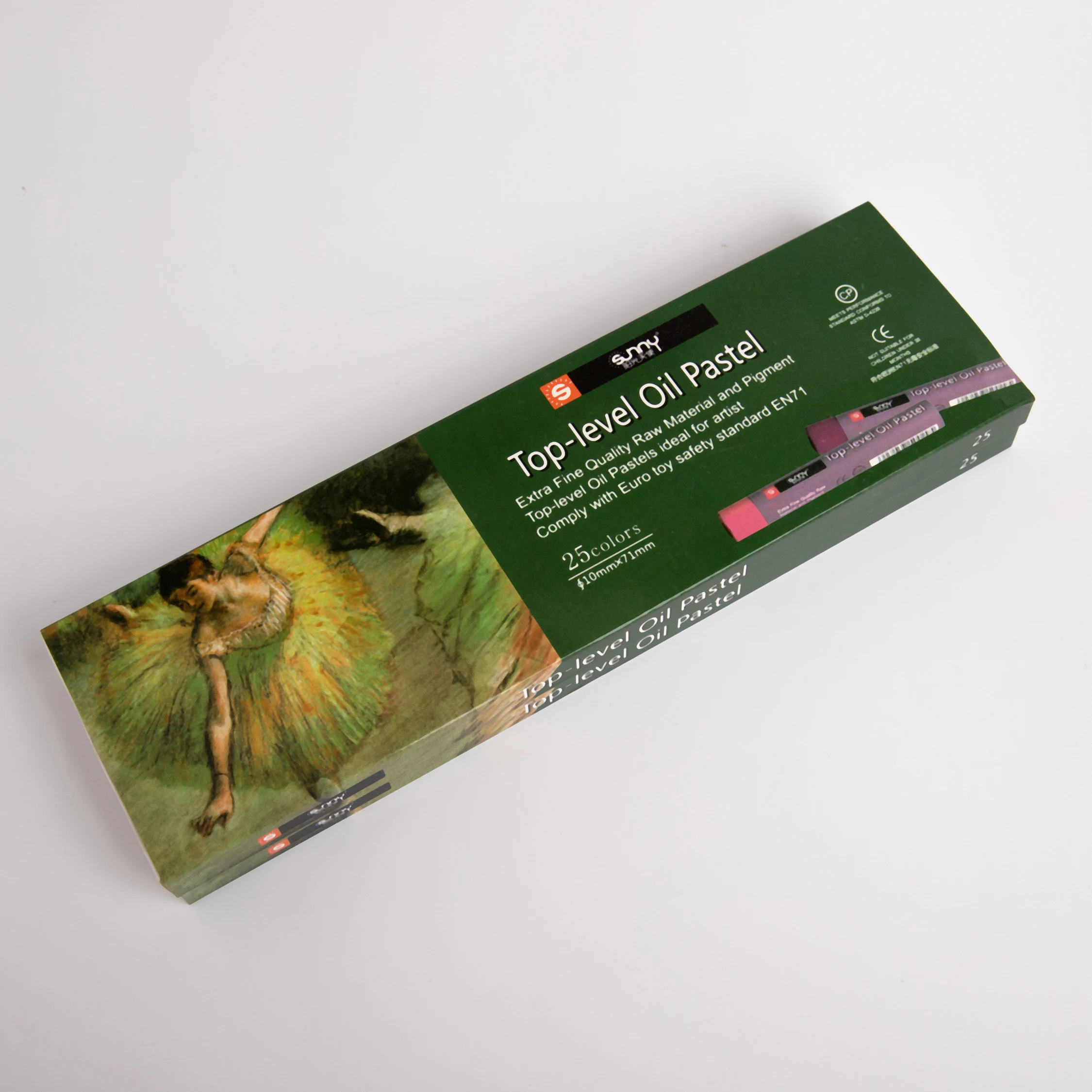 12/25/36/50 colors top sales round shape SOFT oil pastels for children with size  10*71mm