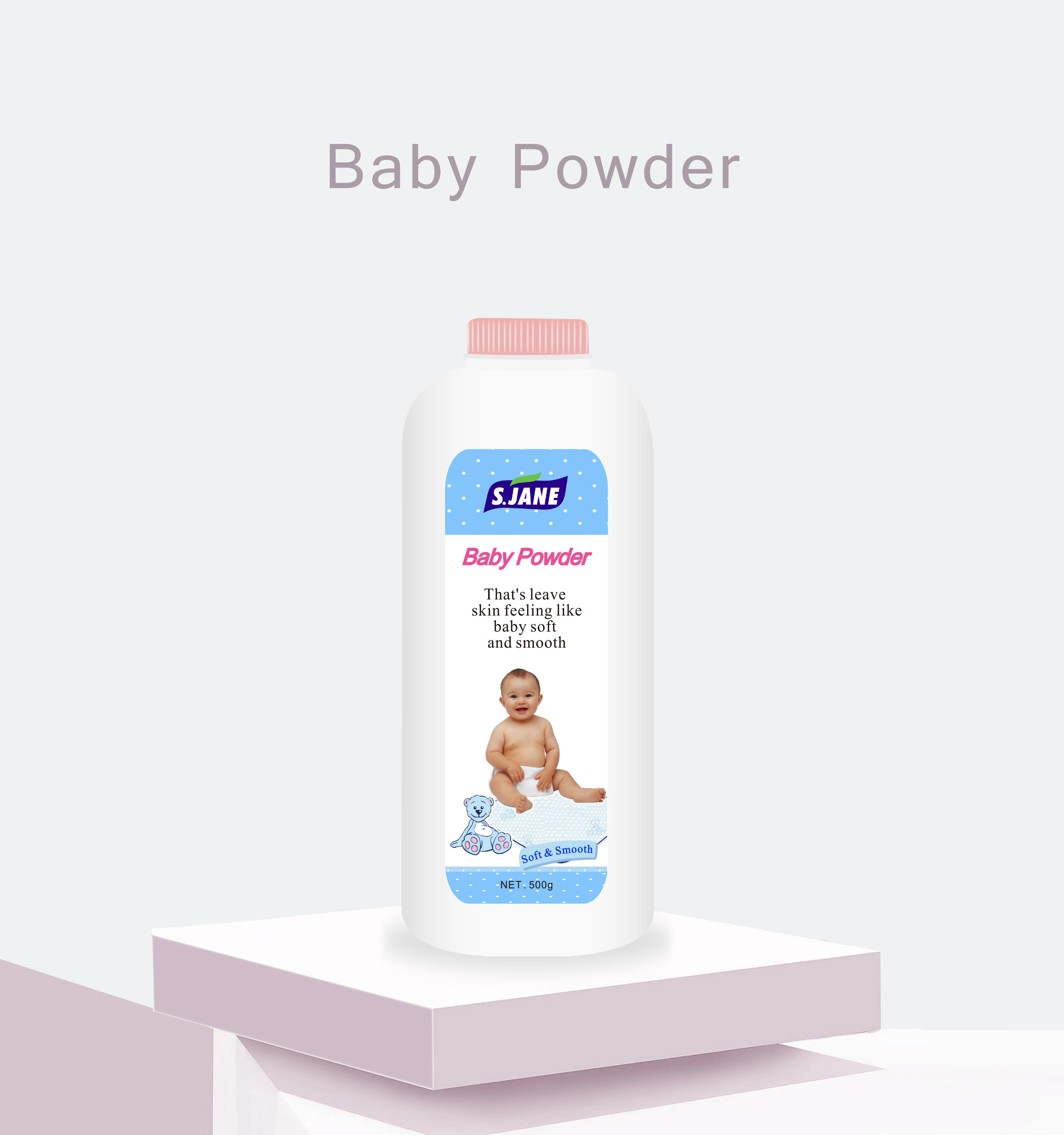 Custom Natural Corn Starch Prickly Heat Powder Herbal for Adults and Children Soft and Smooth without Talcum Powder