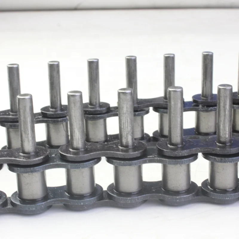 Roller Chain Assembly Machine Steel Simplex Series Roller Conveyor Chain Extended Pin Attachment Chains