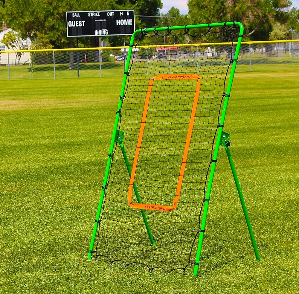 Sports Pitchback Rebound Net Professional Heavy Duty Series - Baseball Softball Lacrosse Practice Pitching Catching
