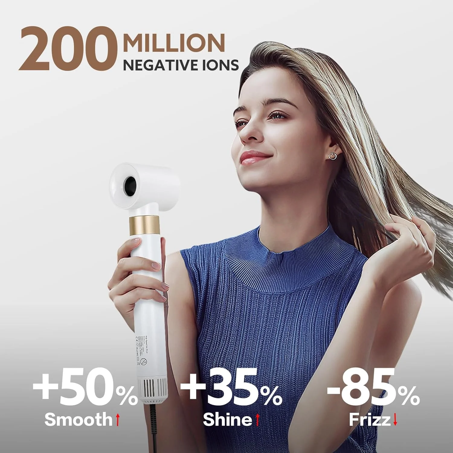 Professional Hair Dryer Set In Box Multifunctional Interchangeable 7 In 1 Bldc Motor Dryer For Hair Set