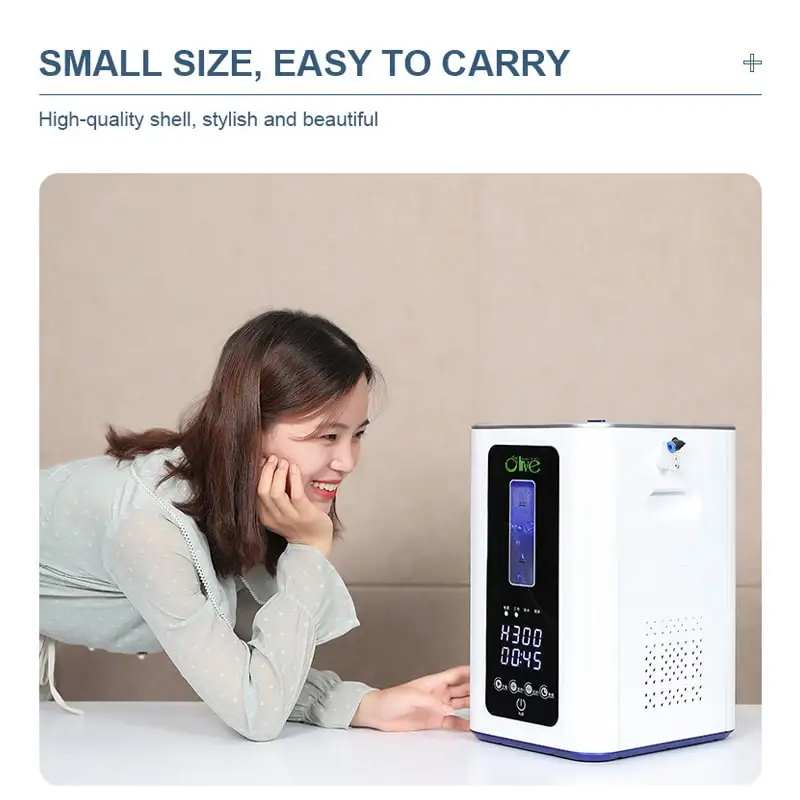 Home PEM Hydrogen Machine Inhaler Portable Inhaler Hydrogen Inhalation Machine Breathing 300ml 600ml Hydrogen Oxygen Generator