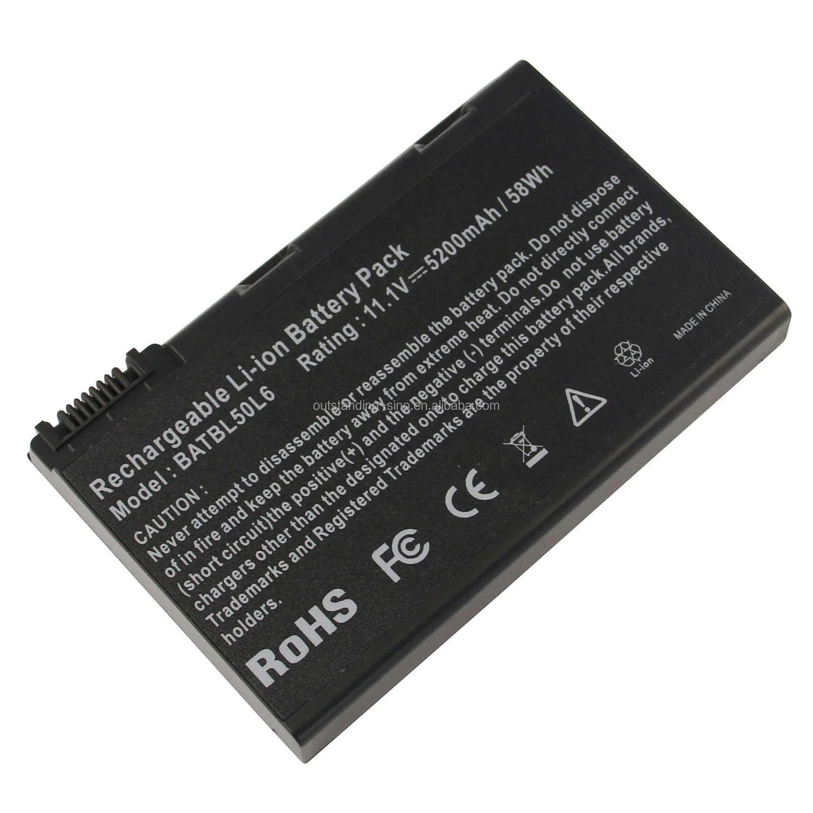 Laptop Battery for Acer BATBL50L6 BATCL50L6 LC.BTP01.017 BATBL50L8H Aspire 3100 3690 5100 5110 5630 TravelMate 4260 4280 Series
