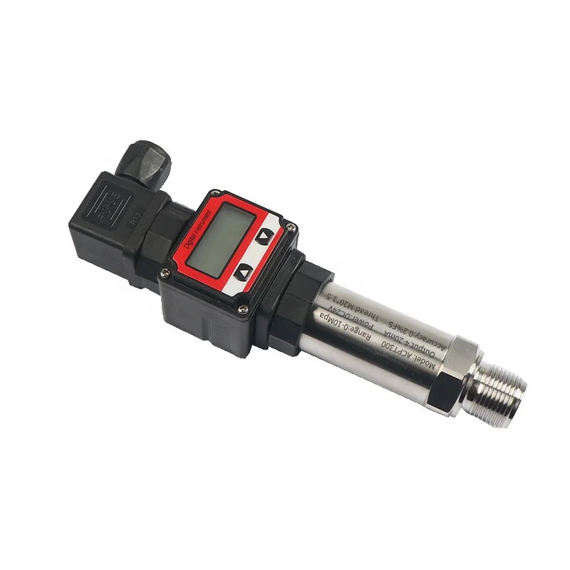 0.5-4.5v gas wind air pump pressure sensor with lcd display water tank level pressure transmitter