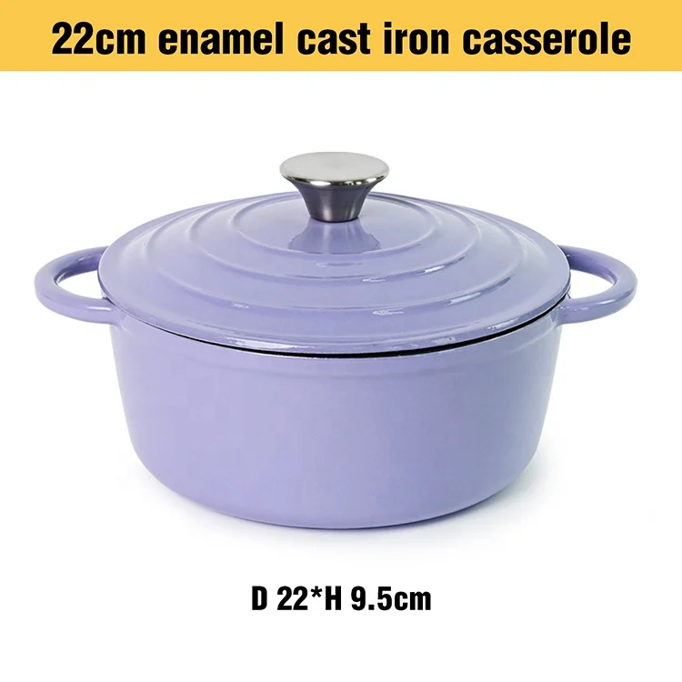 Custom Iron Cast Cookware Enamel Cast Iron Cooking Pot Cookware Set