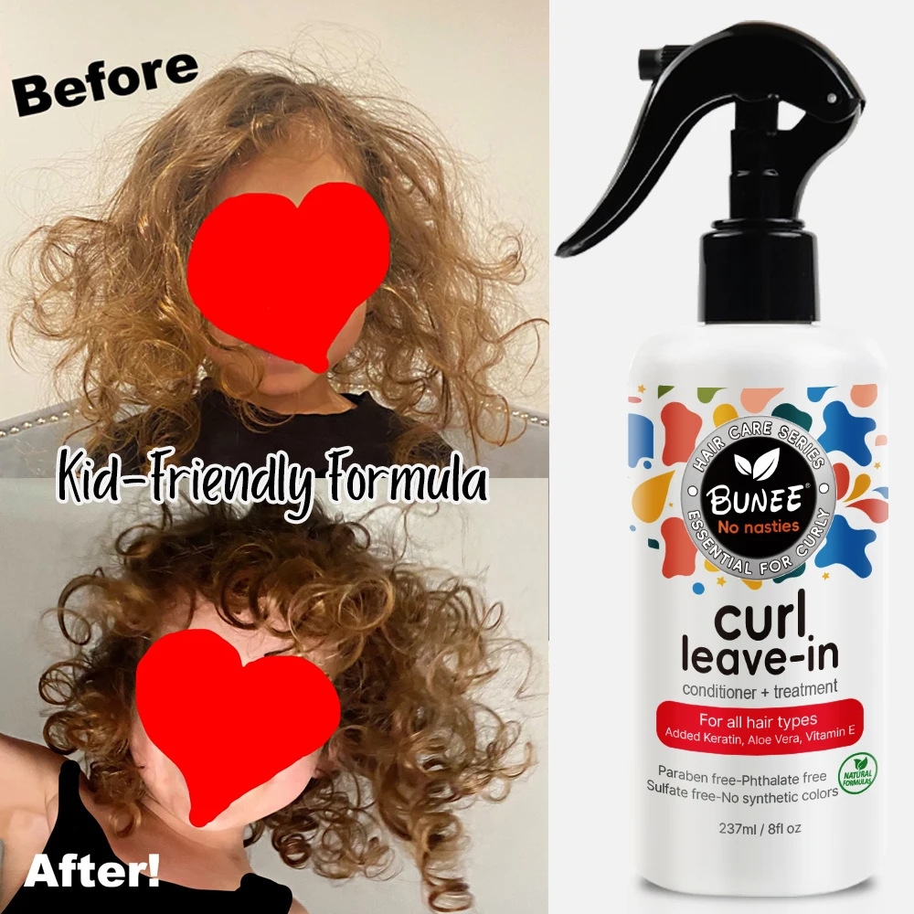 BUNEE Moisturizing Smoothing Leave In conditioner spray hair perfume shine heat protectant spray for hair repair spray