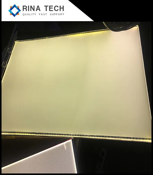 Adjustable Brightness LED Small Backlight Customize Size Transparency Plate by Rina Tech Hot Sell