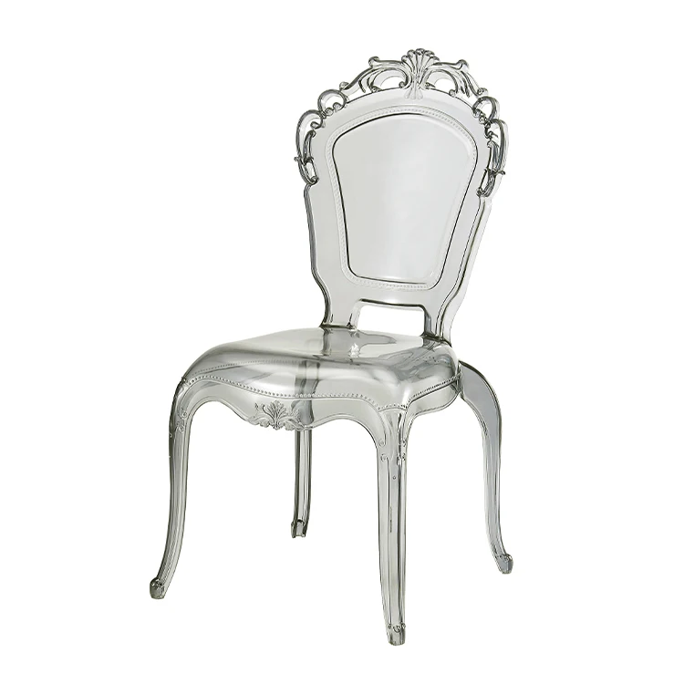 plastic relax rocking clear crysta plastic wedding princess arm chair