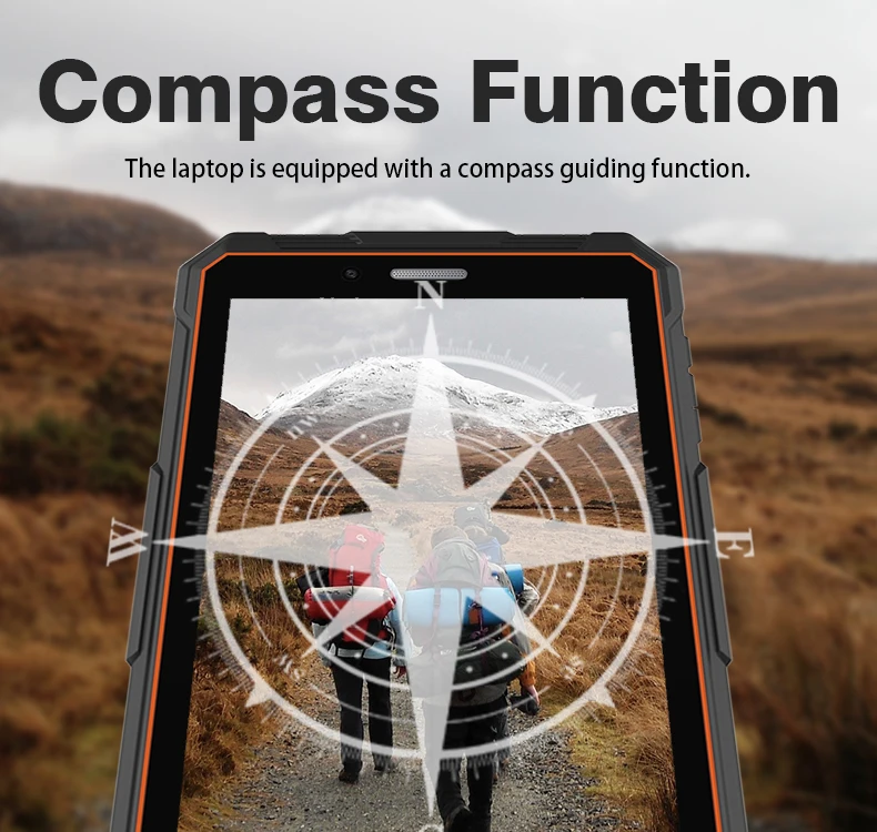 Factory 4G 8inch 4GB+64GB NFC industrial tablet Waterproof IP68 Rugged Tablet