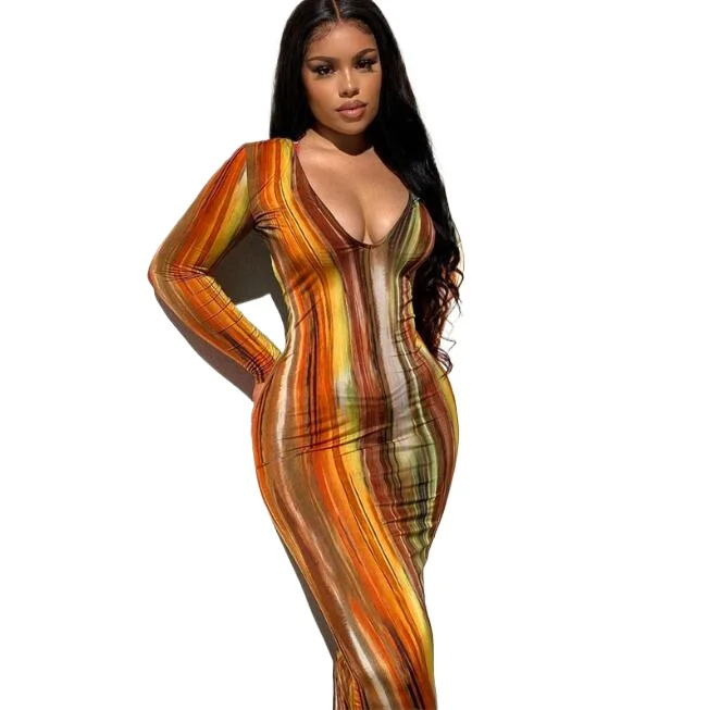 Женское Платье с принтом