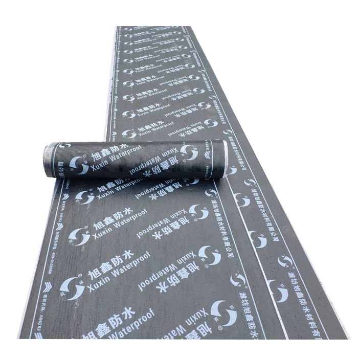 4mm PY PE film SBS/APP self adhesive waterproof bitumen membrane sheet for construction building