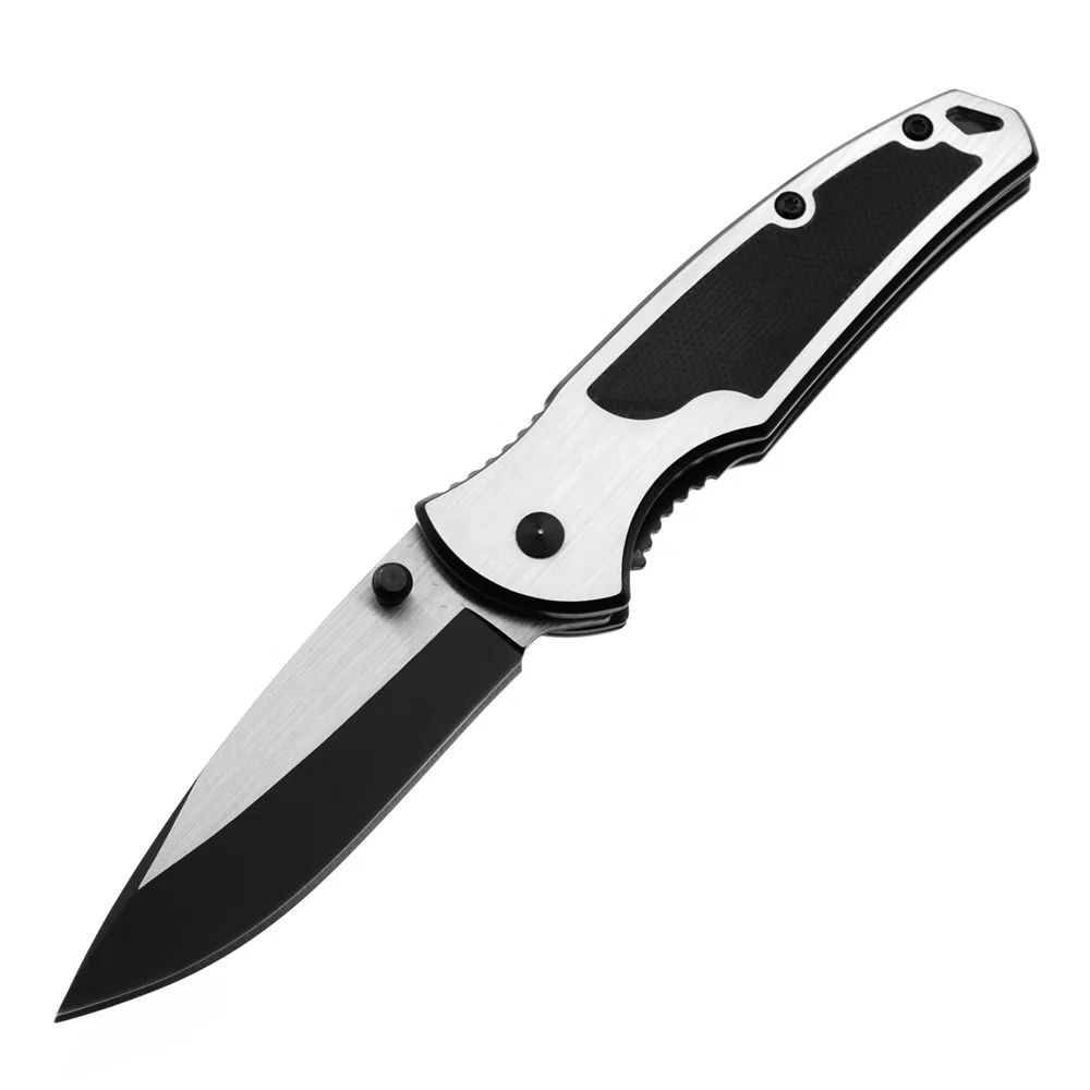 
Aluminum Handle Mini Stainless Steel Tactical Foldable Folding Camping Knife for Sale 
