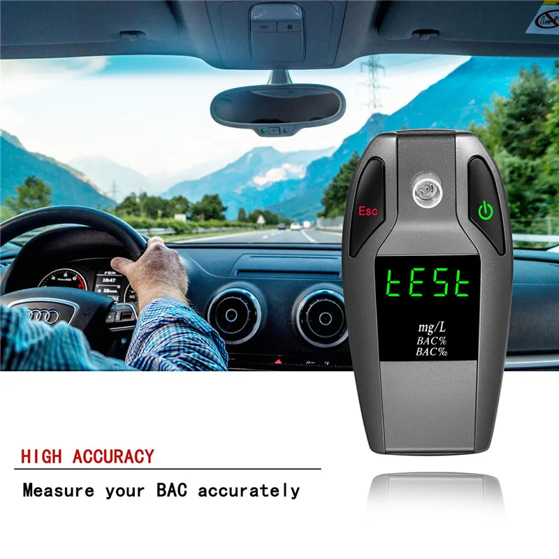 OEM ODM Fuel Cell Alcohol Checker Detector Electro-chemical Sensor Breathalyser Digital Breath Alcohol Tester Price Breathalyzer
