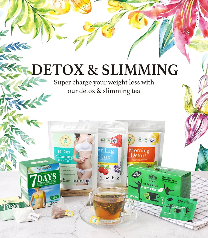 
OEM detox tea private label diet tea fast flat tummy slimming tea weight loss 