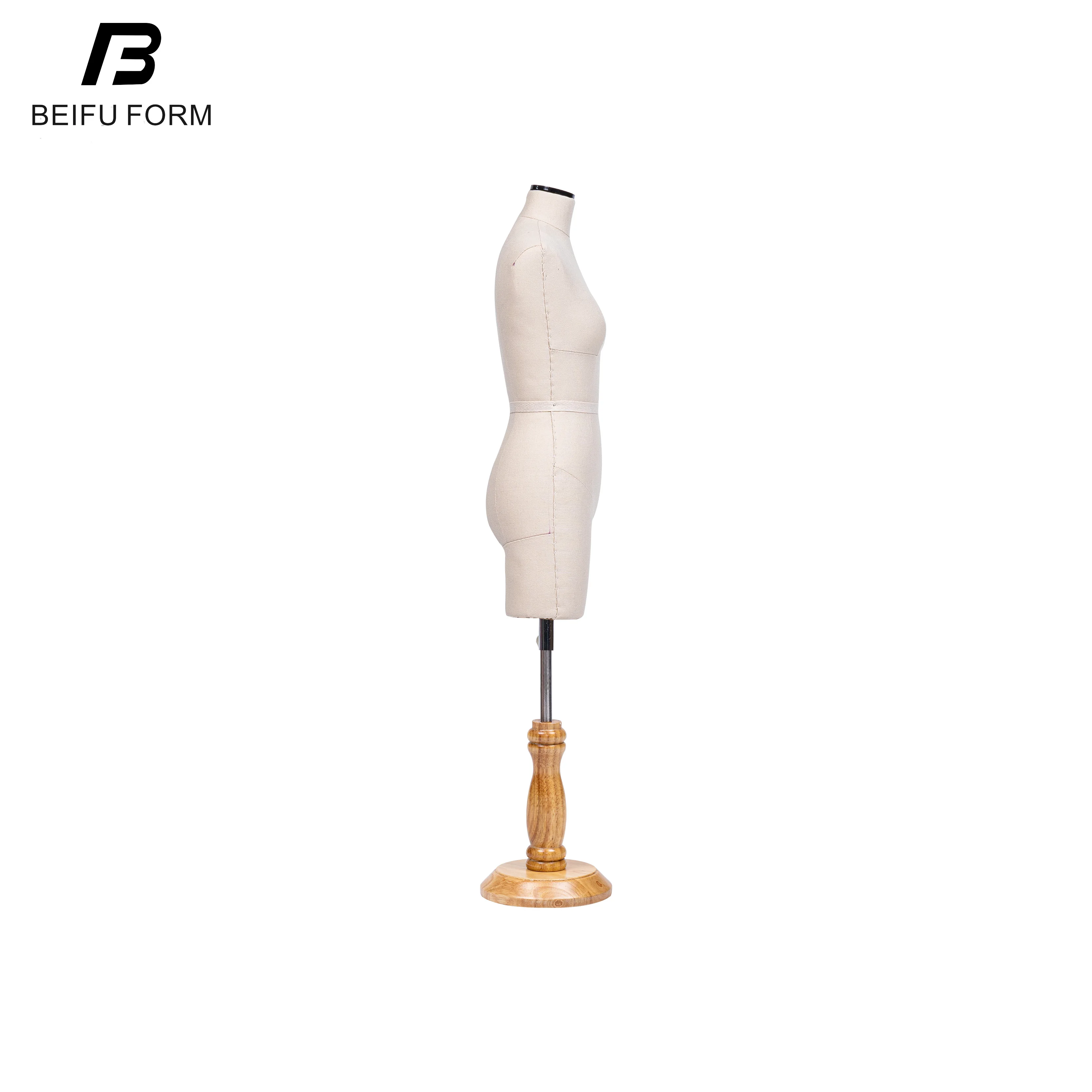 Beifuform mini  size mannequin French 1/2   dress form for tailor dummy half scale form manikin