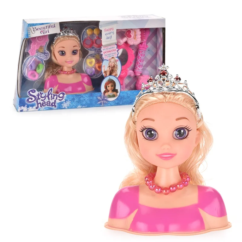 Head Doll Girls Pretty Dressing Half Body Retail Store for Kids Diy Toy Makeup Toys New Arrivals