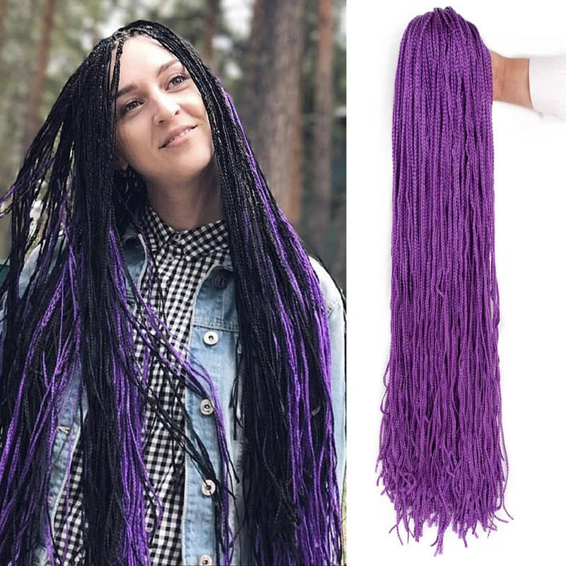 Wholesale Factory Price Synthetic Crochet Box Braiding Hair Extension ZIzi Braids