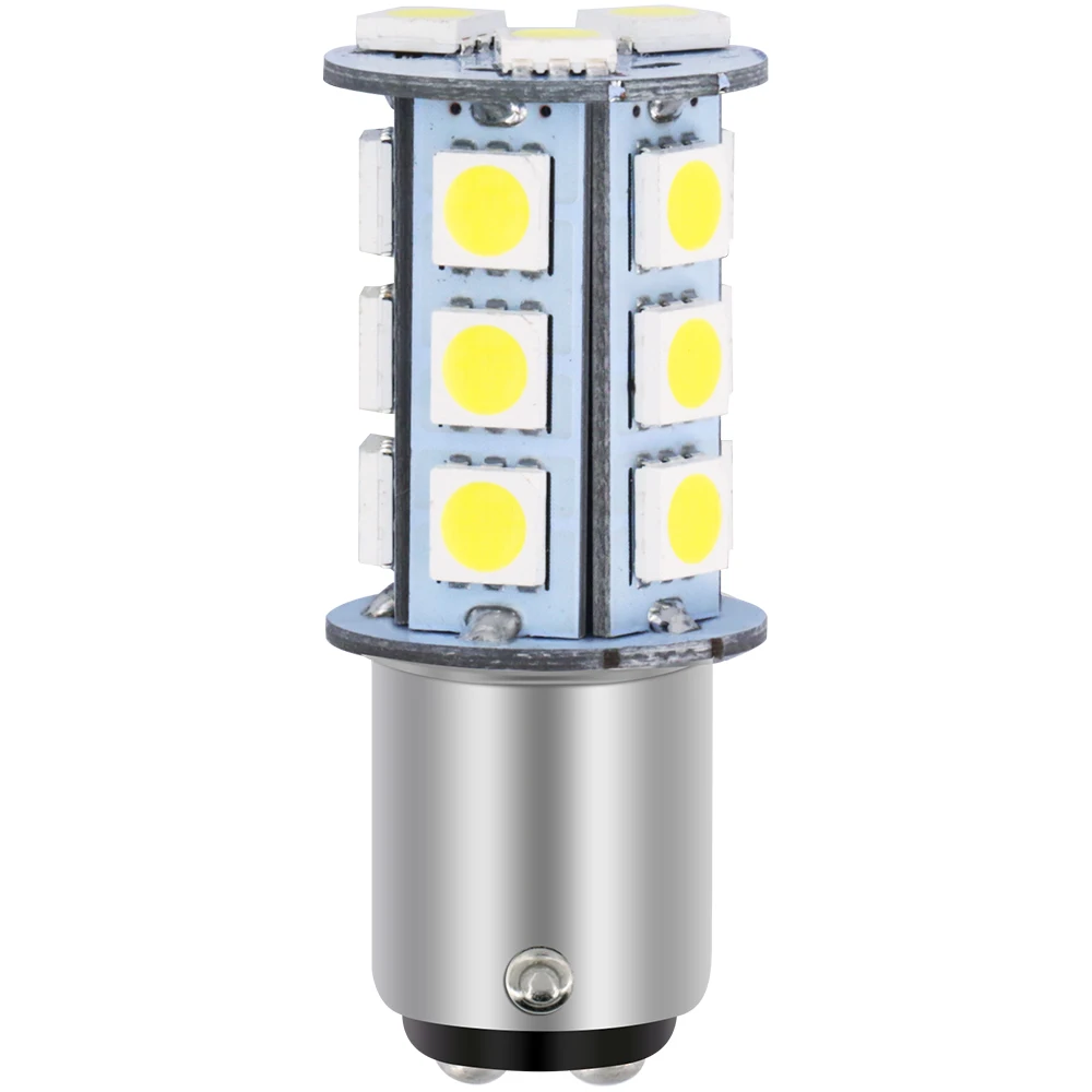 Wholesale 10-30V 198LM 1157 BA15D LED 5050 18SMD Auto White Bulb Navigation Marine Light Boat DJ160-Marine