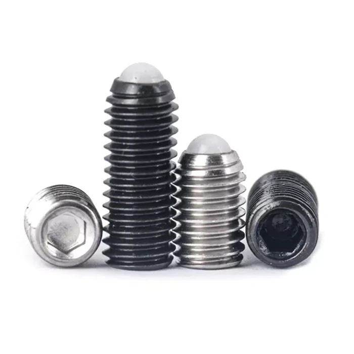 ball clamping bolt with hexagon socket/slot  steel/plastic ball set screws