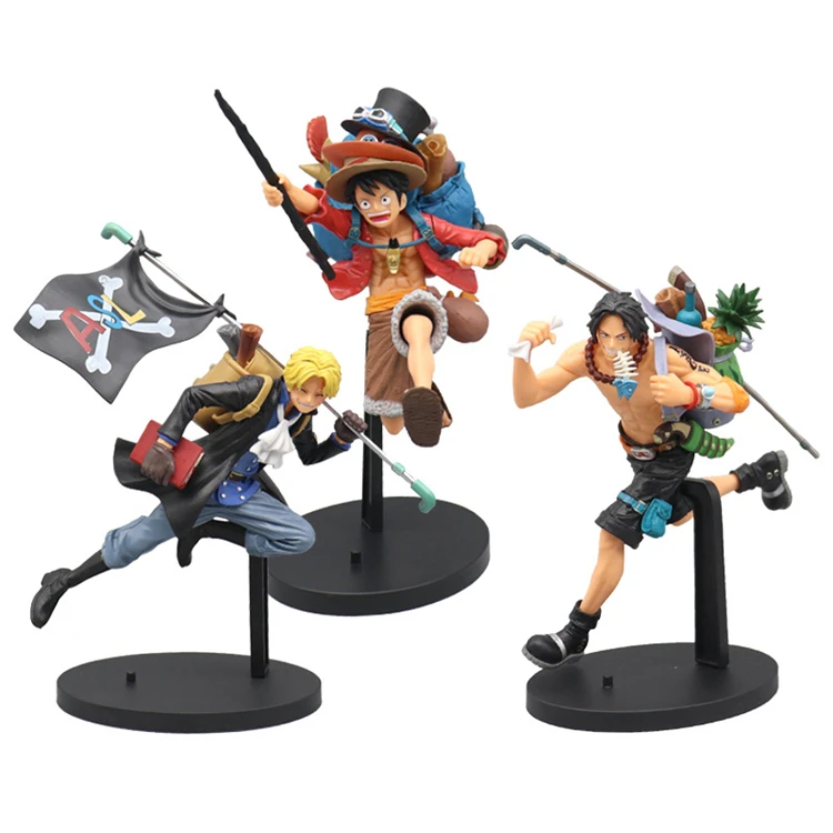 Wholesalers 3pcs/Set Anime Figure High Quality One Pieces Figure Anime Action Figures for Kids