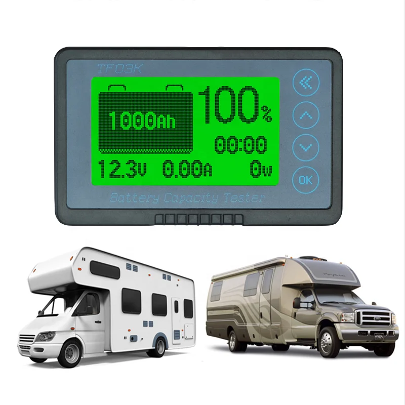BW-TF03K 100V100A Universal LCD Car Acid Lead Lithium Battery level Capacity Indicator tester Coulomb battery monitor meter