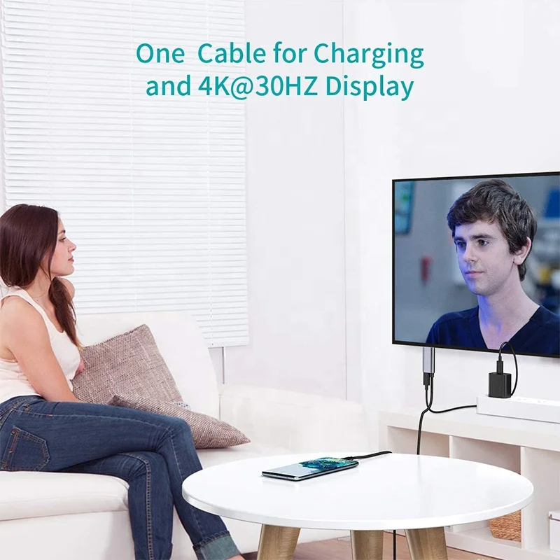 
usb type c to hdmi usb-c charging conversion cable for Nintendo 