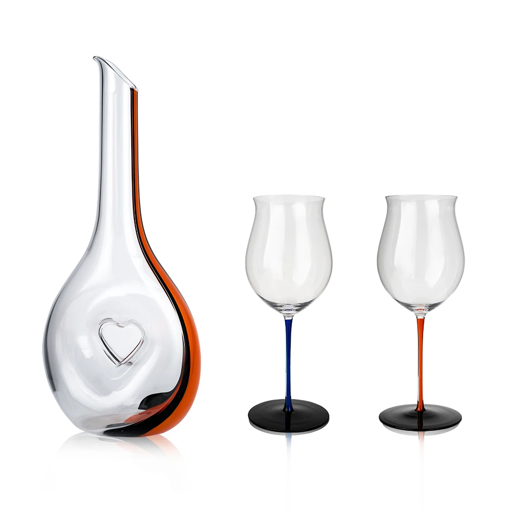 wholesale cocktail whiskey red  goblet wine for home use party Business /Restaurant Wine Glasses Crystal Wine Glasses Hand Blown