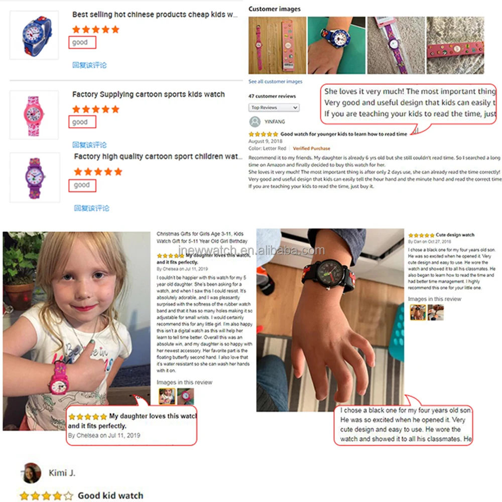 Dinosaur black waterproof 3d cartoon wrist watch best gift for kids 3 4 5 6 7 8 9 10 11 years old