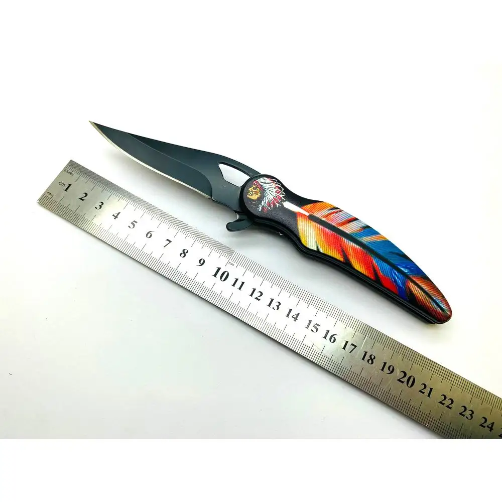 stainless steel material type utility outdoor camping survival folding pocket knives hunting knife blade blanks