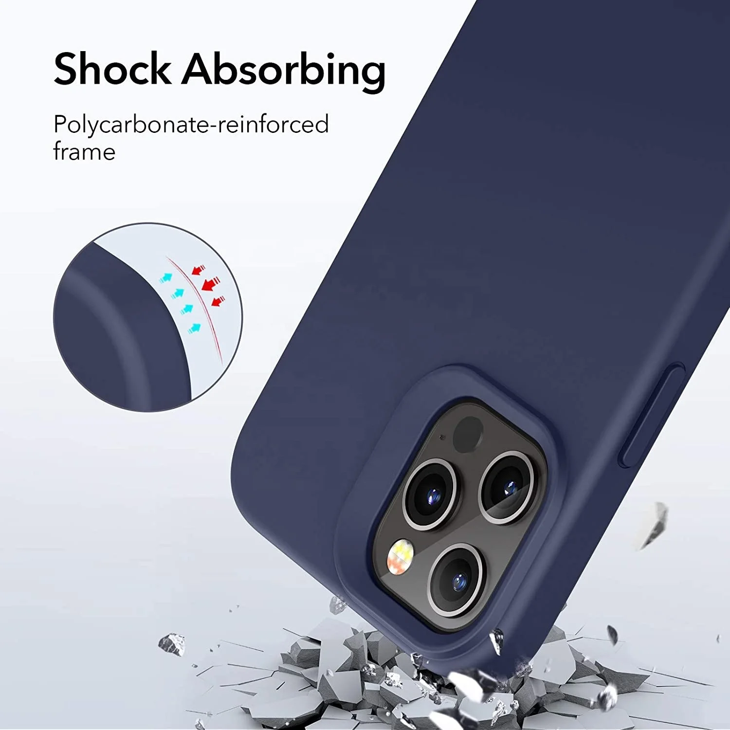 Роскошный противоударный силиконовый чехол из ТПУ для iPhone 13 12 11 Mini Pro Max XR XS
