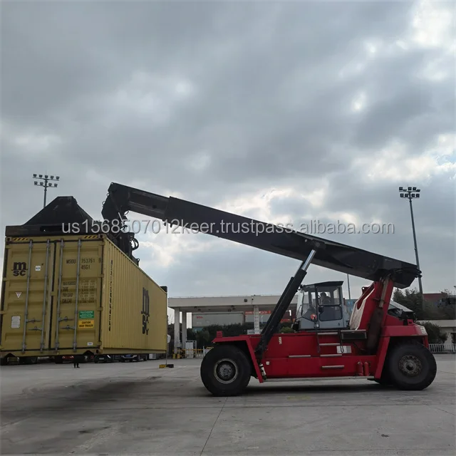 Kalmar DRF450 использованный штабелированный штабелер двигатель VOLVO 45 тонн погрузочно-разгрузочное оборудование доступная машина для продажи