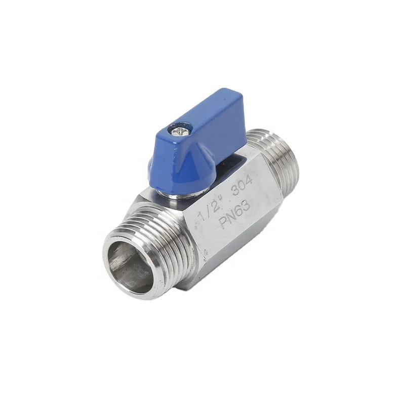 1/8',1/4 ',3/8 ',1/2',3/4',1' NPT Stainless Steel Mini Ball Valve for All Pure Water