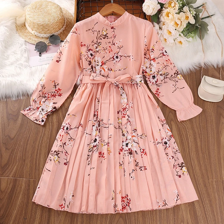 Girl Clothes Kids Clothing Wholesale 10 Years Old Dress in Big Size  Winter Girls Dresses