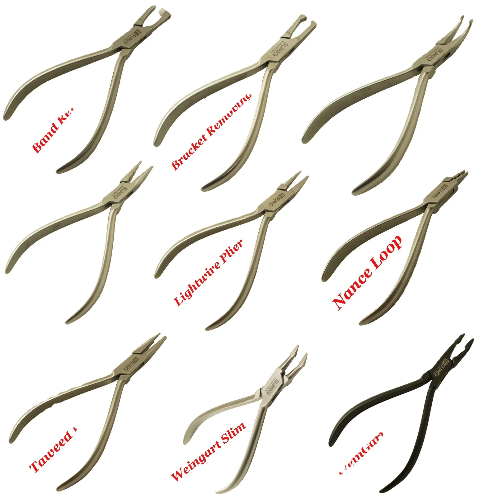 
F_G Ortho Tooth Braces Pliers Surgical Orthodontic Pliers Dental Bracket, Boley, Iwanson, Castrovijo Clipper 