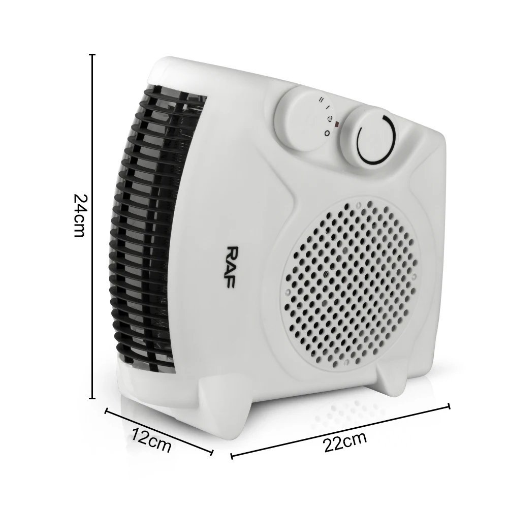 RAF 2000W Mini Home Space Large Firepower Free Standing Overheating Protection Electric Fan Heater For Household