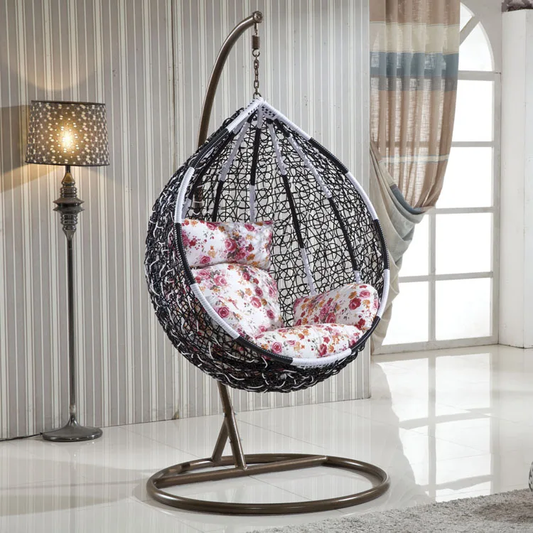 Outdoor hanging Swing Leisure Wicker Patio Swing Rattan Chair