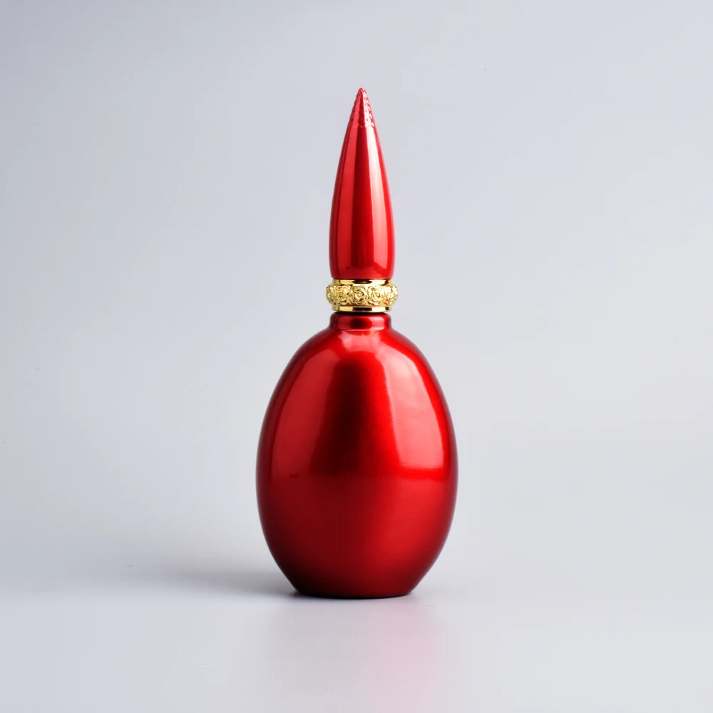 Special Design Matte Black Red Empty Glass Arabic 100ml Perfume Spray Bottle