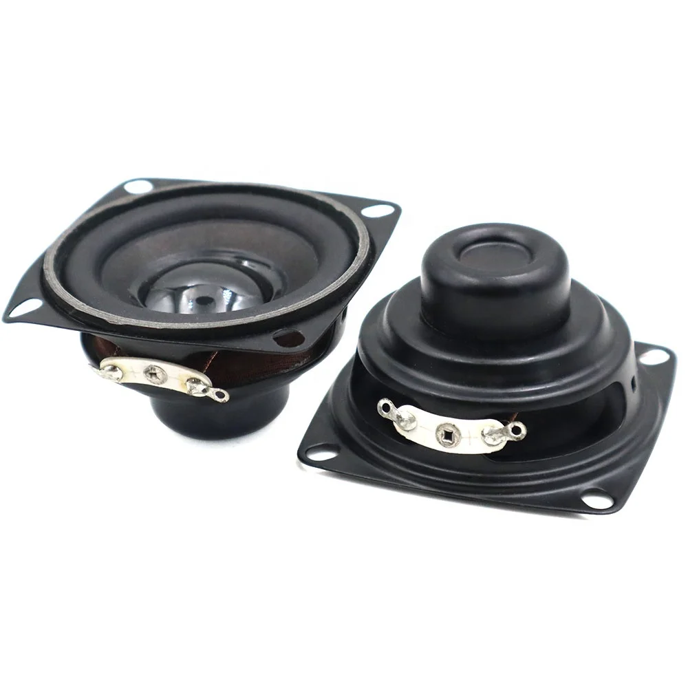 52MM 4Ohm 5 Watt 2 Inch Full Range Audio Speaker Unit 52*52*30MM 4 Ohm 5W Hifi Stereo Loudspeaker DIY BT Home Amplifier Speakers