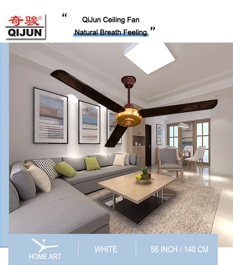 South America Iraq Jodan Fast Going Model 56 inch 1400 mm Big Size National Ceiling Fan with Double Ball Bearing and Copper Wire