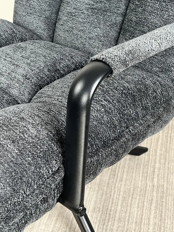 Fabric Revolving Leisure armrests Chair Comfortable for Dining Bedroom Hotel Apartment Gym Villa Workshop Staircase Outdoor Use