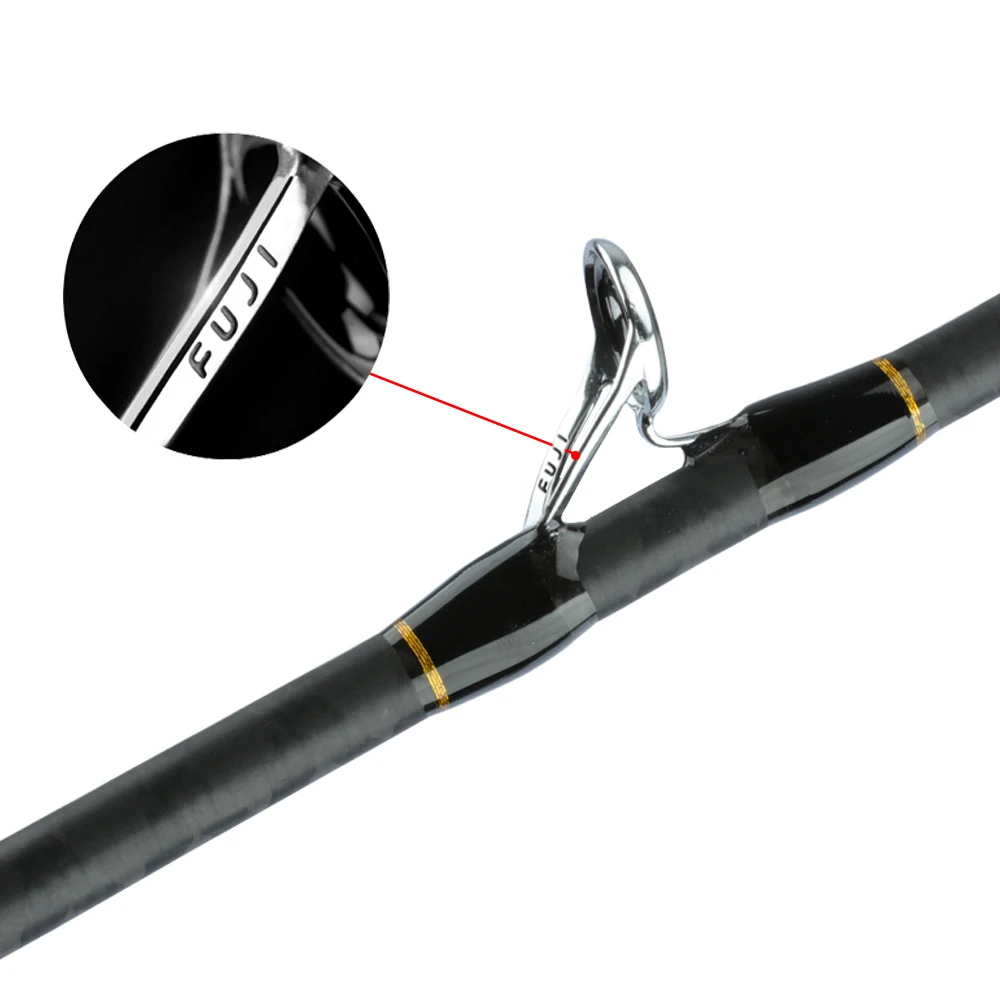 Jetshark 1.68m 1.83m 1.95m 2.05m FUJI Guide High Carbon Lure Rod 15kg Power Ml M Mh Spinning Casting Slow Jigging Rod