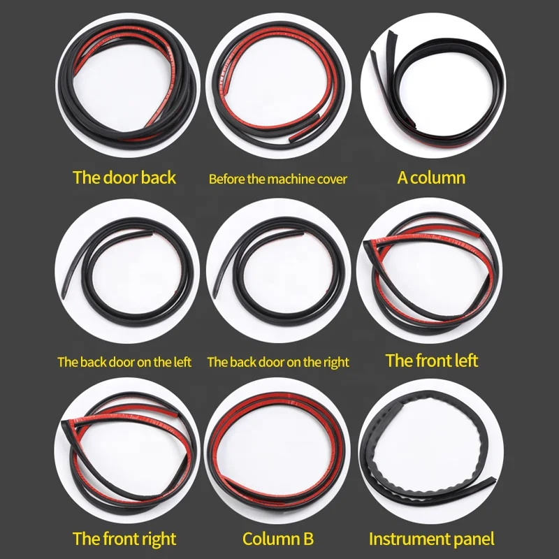 Good manufacturing quality door weather car seal strip door edge cover guard strips silicone sealing strip