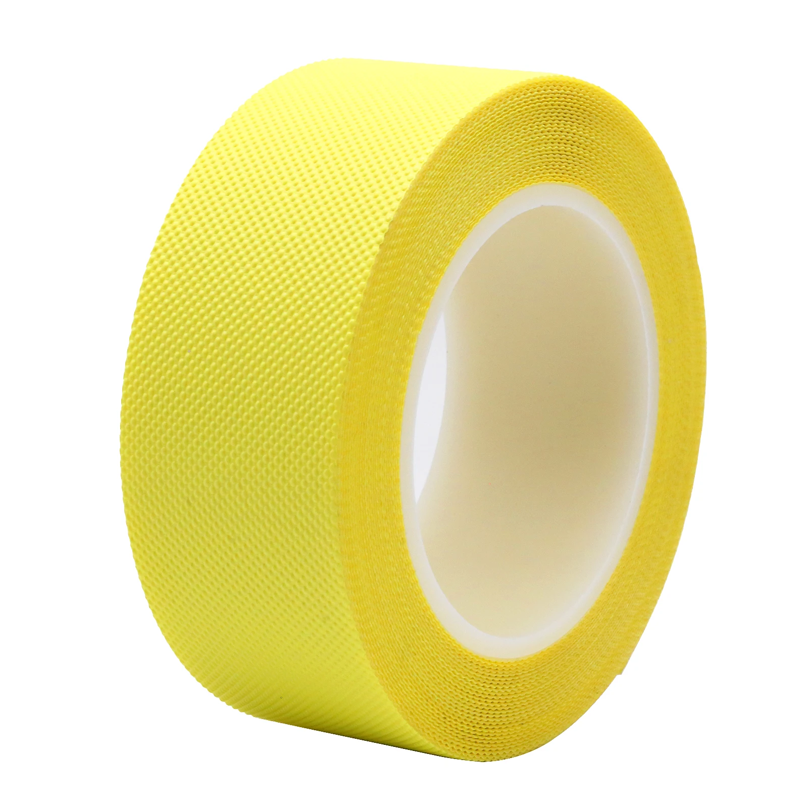 Yellow PVC Release Liner Corrugated/dotted shape With High Peel Ability for Pressure Sensitive Adhesive PTFE Cloth