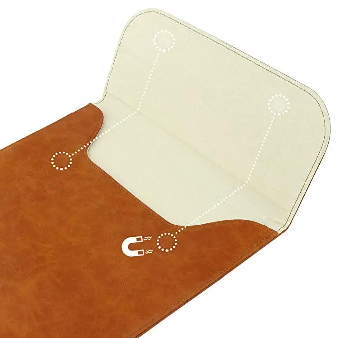 
Hot sell Computer sleeve Leather laptop cover file pocket document pouch 