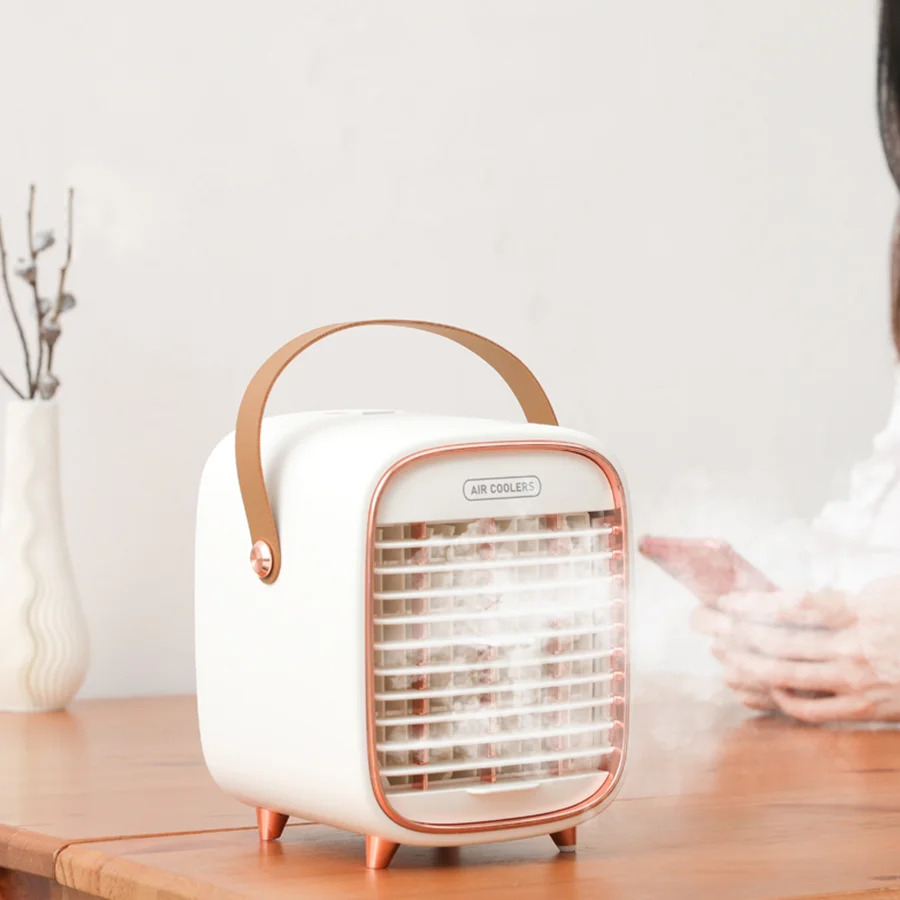 2021 New Arrival Portable Air Conditioner Fan,USB Rechargeable Personal Mini Desktop air cooler Humidifier Purifier