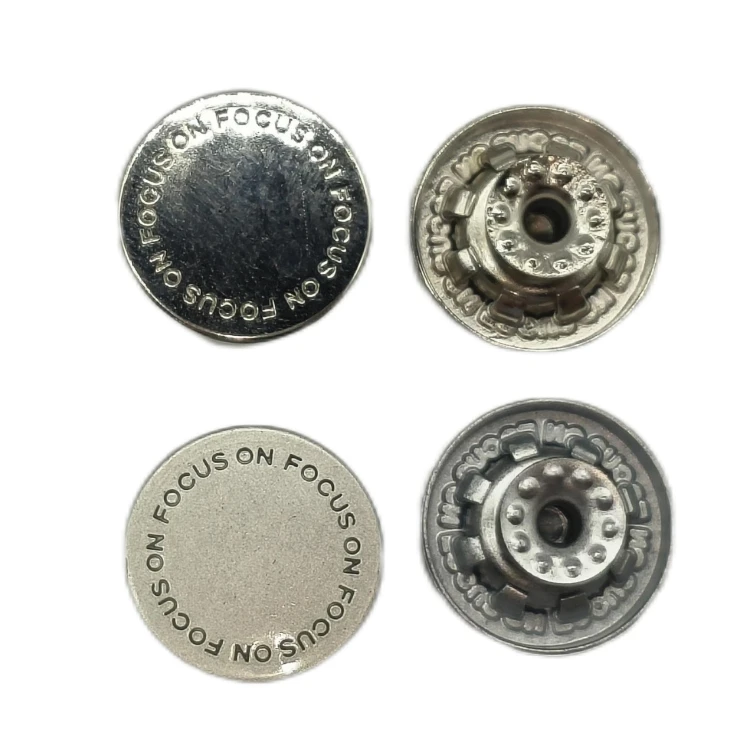 New Product Hot Selling High Quality Handmade Logo Stamps To Make Jeans Sewing Metal Shank Buttons Even Buttons