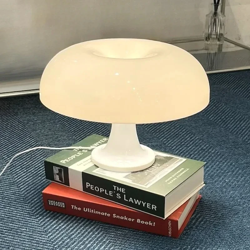Orange Danish Mushroom Table Lamp Ornament Light for BedRoom Interior Lighting Desk Lamp Bedside Lamps Decoration Lighting