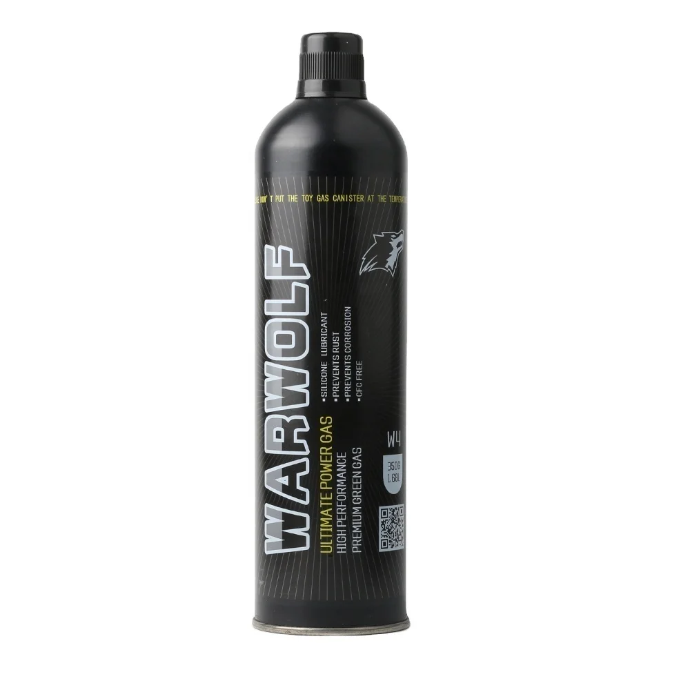 Brand New Most efficient 1100ml powerful green gas with silicone added for airsoft