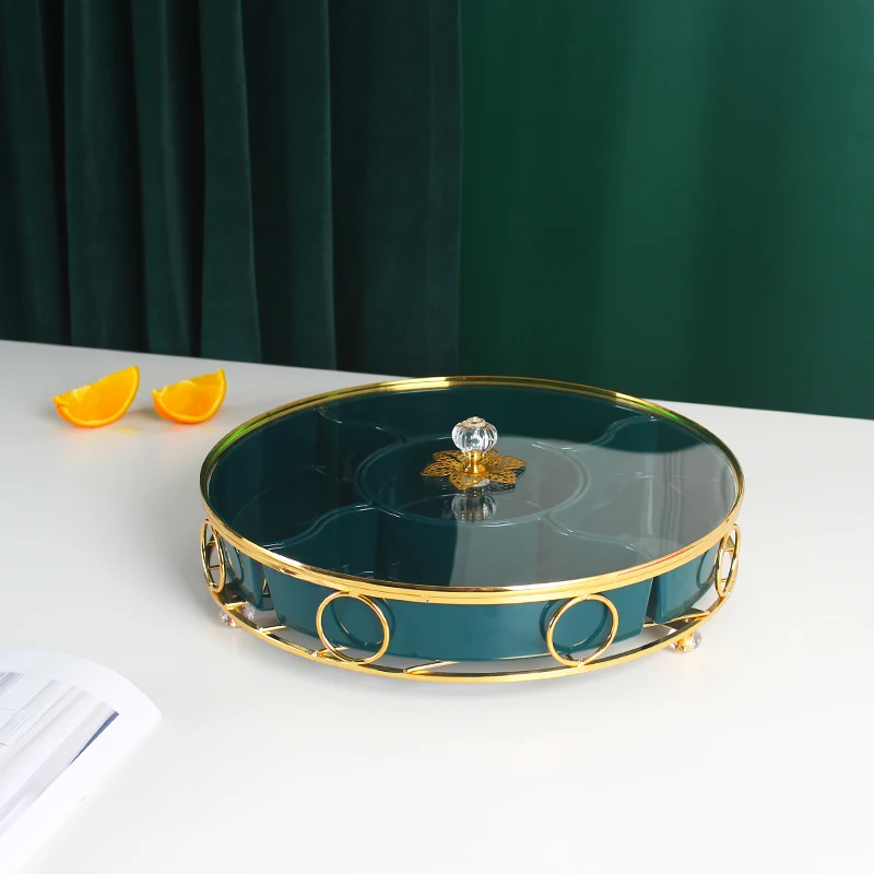 2024 Wholesale Plastic Candy Sweet Chocolate Packaging Box With Dividers Multi-layer Dried Fruit Storage Box